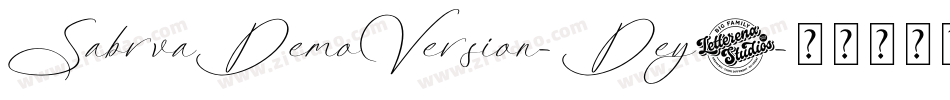 SabrvaDemoVersion-Dey3字体转换
