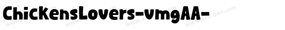 ChickensLovers-vmgAA字体转换