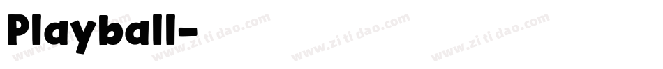 Playball字体转换
