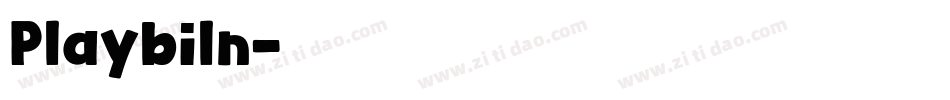 Playbiln字体转换
