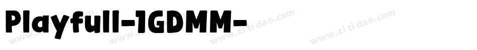 Playfull-1GDMM字体转换