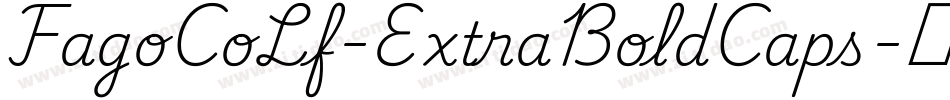 FagoCoLf-ExtraBoldCaps字体转换