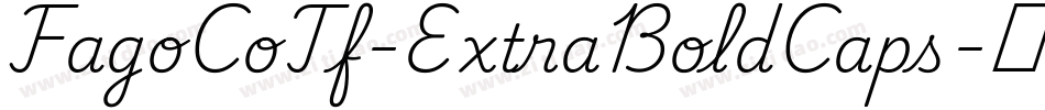 FagoCoTf-ExtraBoldCaps字体转换