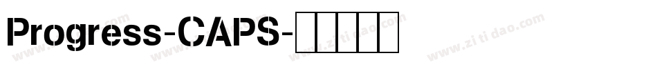 Progress-CAPS字体转换