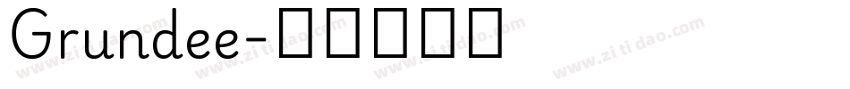 Grundee字体转换