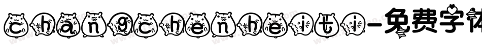 changchenheiti字体转换