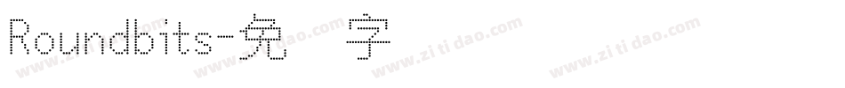Roundbits字体转换