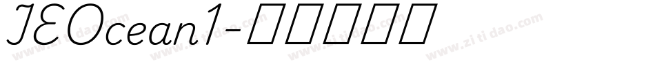 IEOcean1字体转换