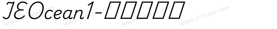 IEOcean1字体转换