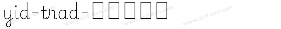 yid-trad字体转换