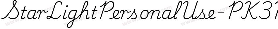 StarLightPersonalUse-PK3Mx字体转换