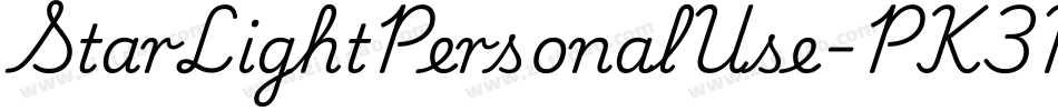 StarLightPersonalUse-PK3Mx字体转换