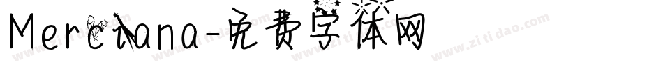 Merciana字体转换