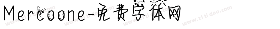 Mercoone字体转换