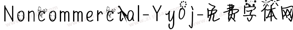 Noncommercial-Yy0j字体转换