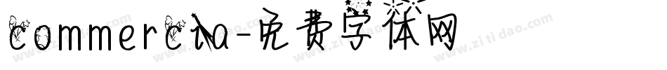 commercia字体转换