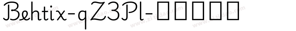 Behtix-qZ3Pl字体转换