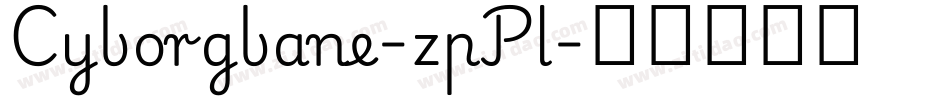 Cyborgbane-zpPl字体转换