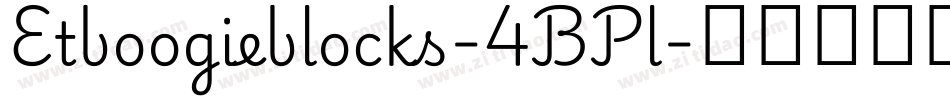 Etboogieblocks-4BPl字体转换
