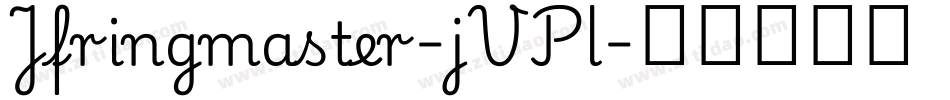 Jfringmaster-jVPl字体转换
