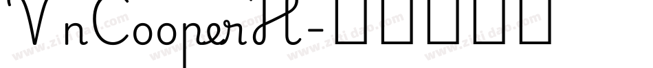 VnCooperH字体转换