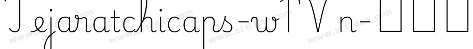 Tejaratchicaps-w1Vn字体转换