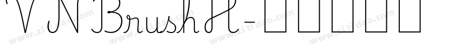 VNBrushH字体转换