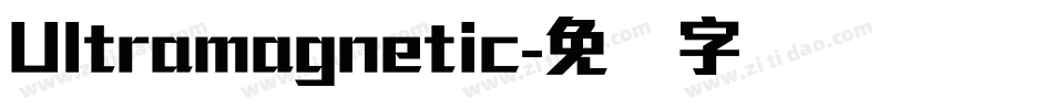 Ultramagnetic字体转换