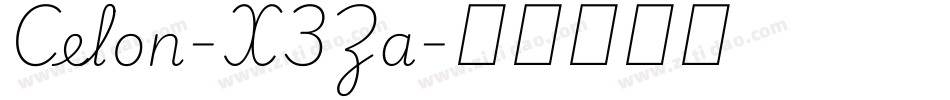 Celon-X3Za字体转换