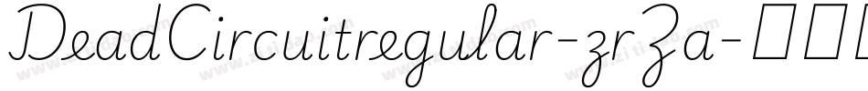 DeadCircuitregular-zrZa字体转换