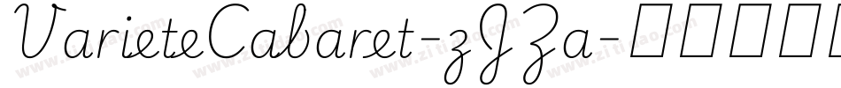 VarieteCabaret-zJZa字体转换