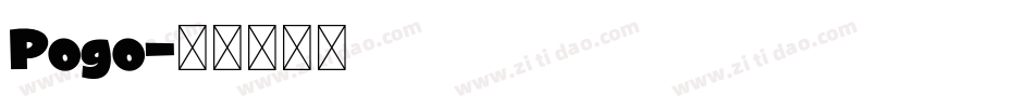 Pogo字体转换