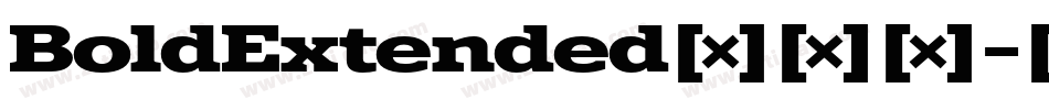 BoldExtended转换器字体转换