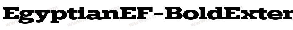 EgyptianEF-BoldExtended字体转换