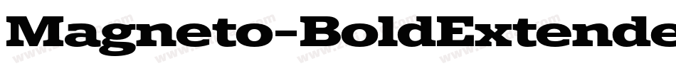 Magneto-BoldExtended字体转换