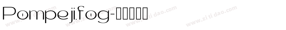 Pompeji.fog字体转换
