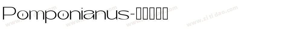 Pomponianus字体转换