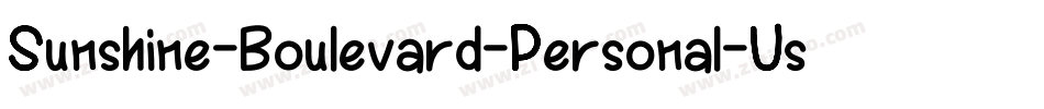 Sunshine-Boulevard-Personal-Use字体转换 Sunshine-Boulevard-Personal-Use字体转换