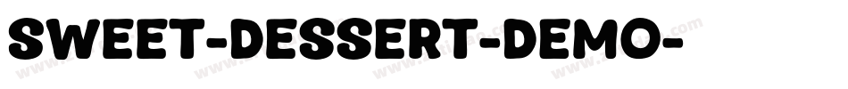 Sweet-Dessert-DEMO字体转换