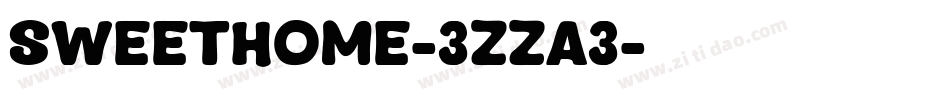 SweetHome-3zZa3字体转换