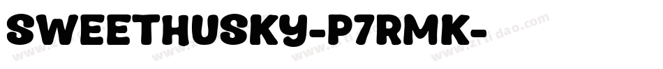 SweetHusky-p7RMK字体转换