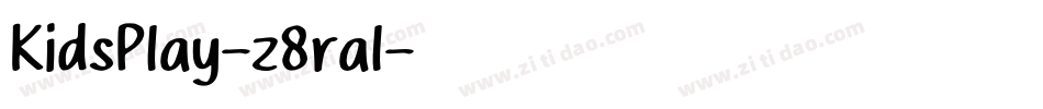 KidsPlay-z8ral字体转换