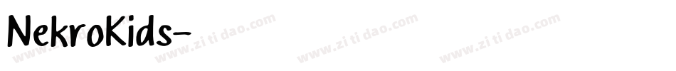 NekroKids字体转换