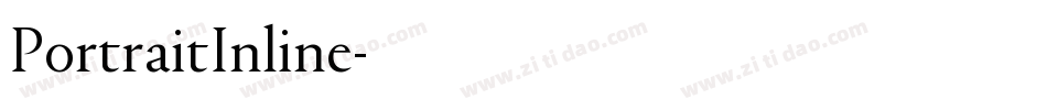 PortraitInline字体转换