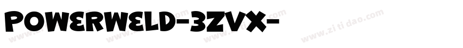 Powerweld-3ZvX字体转换