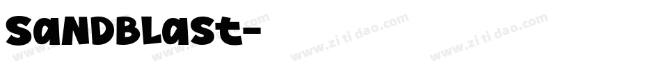 Sandblast字体转换