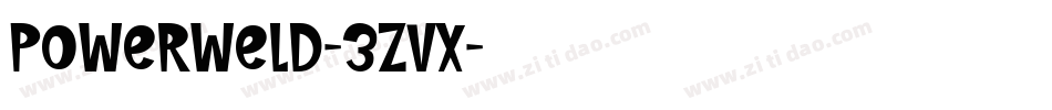 Powerweld-3ZvX字体转换