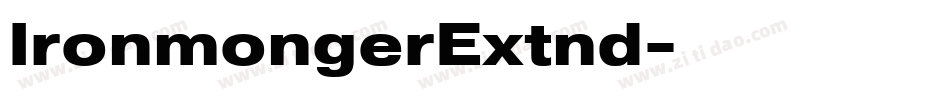 IronmongerExtnd字体转换