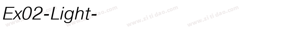 Ex02-Light字体转换