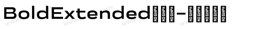 BoldExtended转换器字体转换